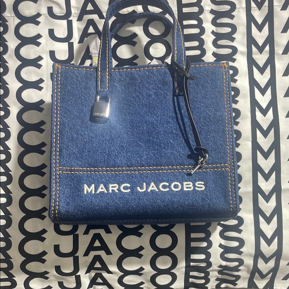 Marc Jacob’s denim crossbody tote